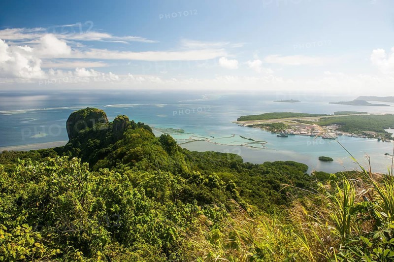 Overlooking the island of Pohnpei and Sokehs rock