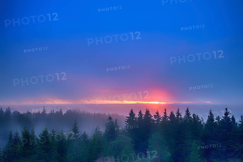 Sunrise in the northern Black Forest