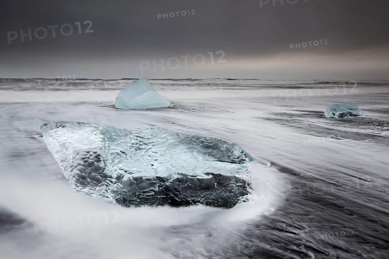 Ice on the beach