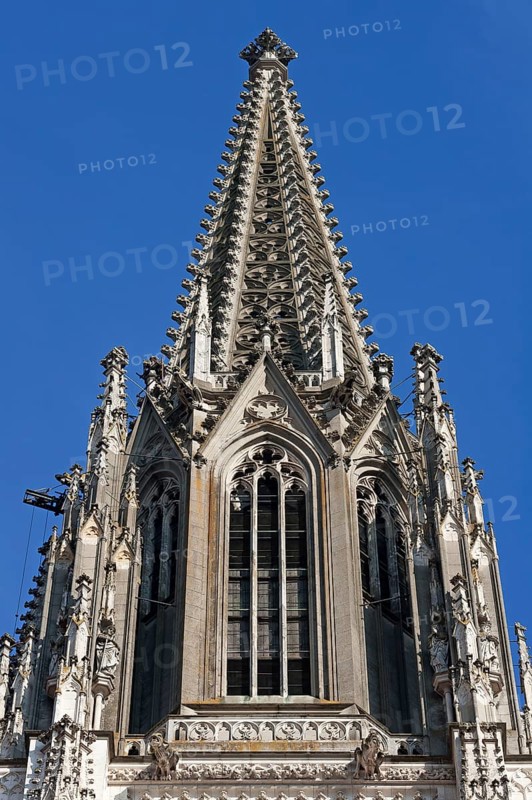 Left spire of the Regensburg Cathedral