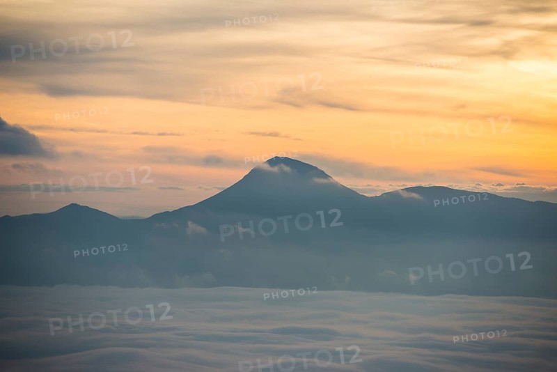 Sunrise above the clouds