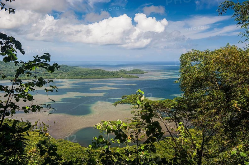 Overlooking the island of Pohnpei