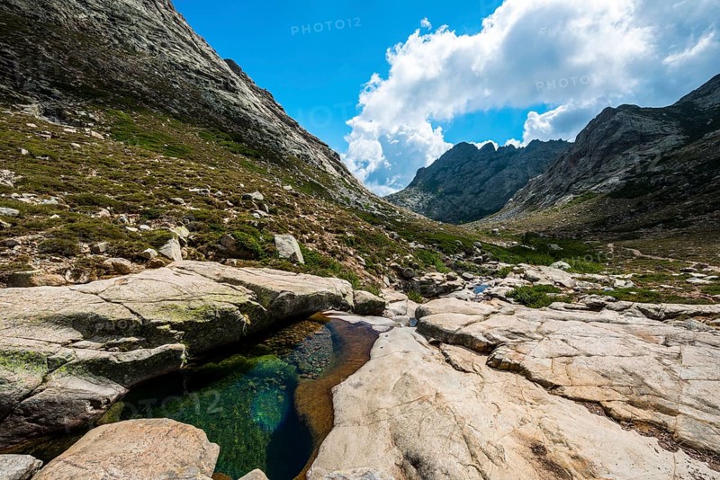 Pool in the mountains