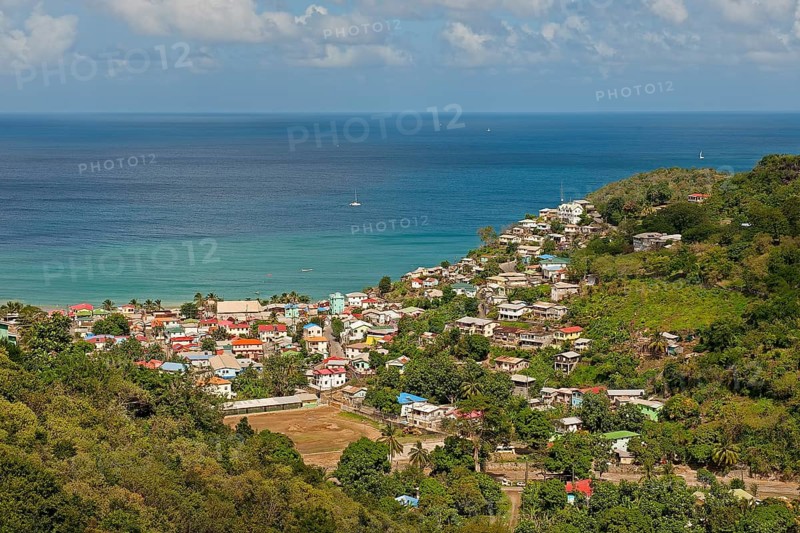 Fishing village on the coast