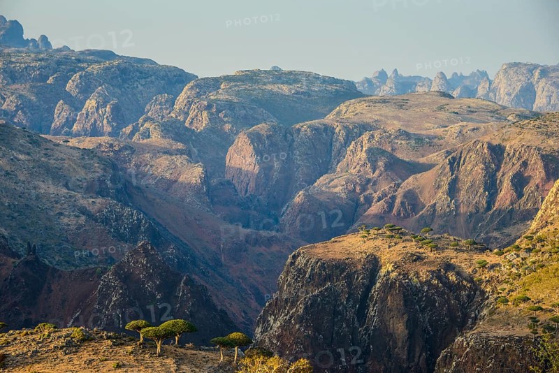 Huge canyon on the Dixsam plateau