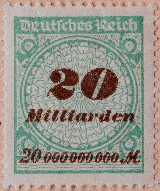 German inflation stamp