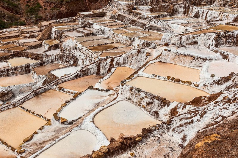 Salines in the Sacred Valley of the Incas on the Urubamba