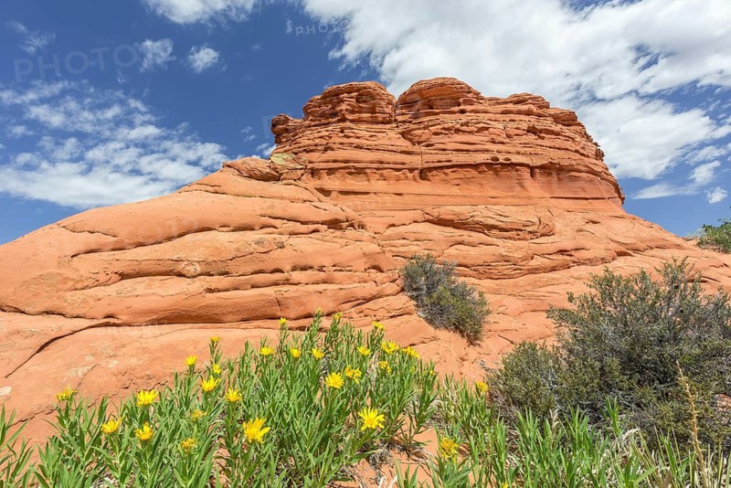 Rock formations of the Teepees