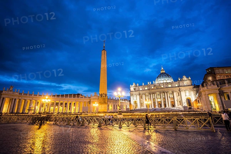 St. Peter's Square with St. Peter's Basilica and obelisk