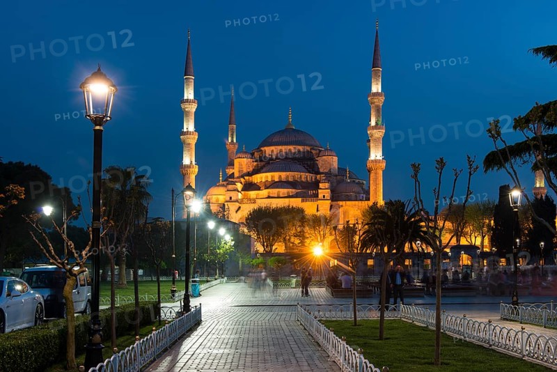 Illuminated Sultan Ahmed Mosque