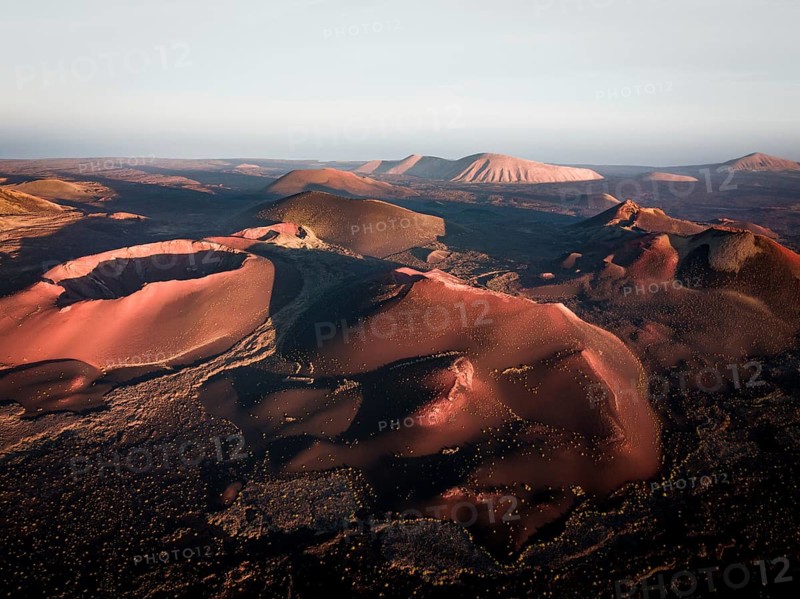 Sunrise volcanic crater