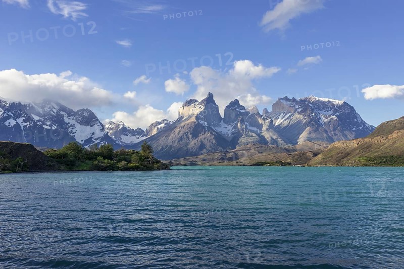 Pehoe Lake and Paine Grande Massif