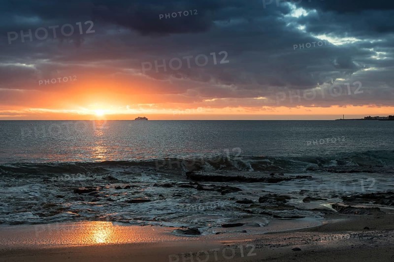 Sunset at the Papagayo beaches