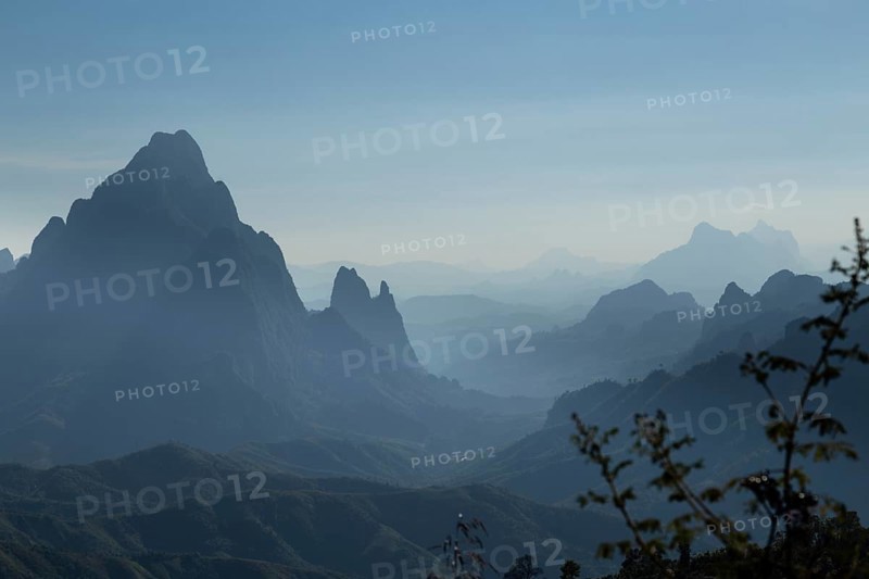 Vang Vieng's limestone karst landscape