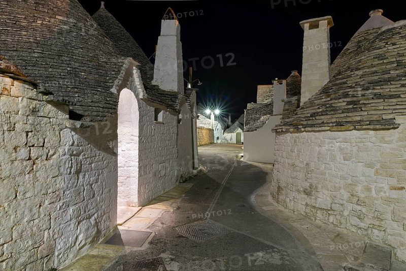 Town with Trullo or Trulli buildings