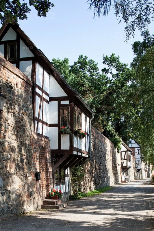 A Wiek House along the medieval city wall