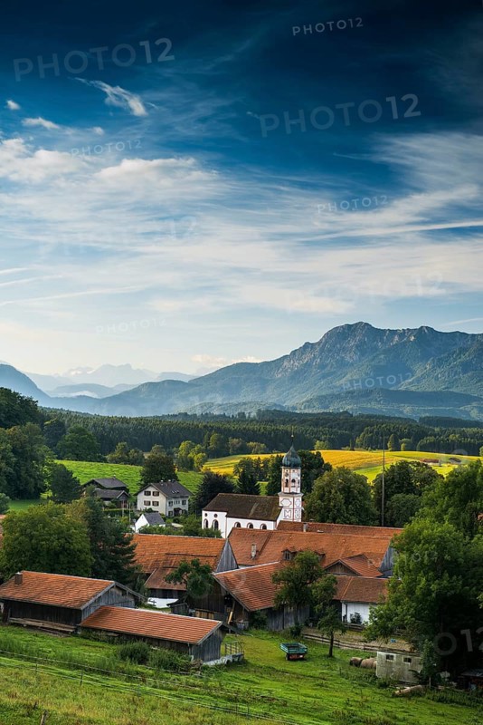 View of the village of Aidling