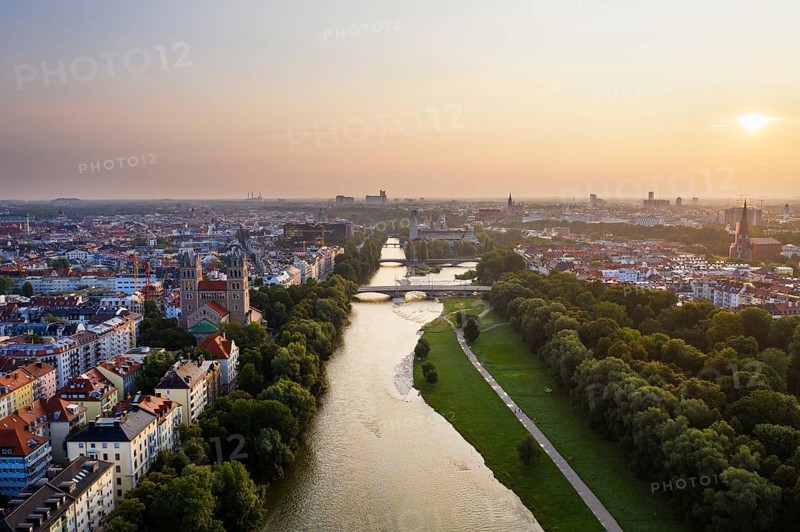 View to city