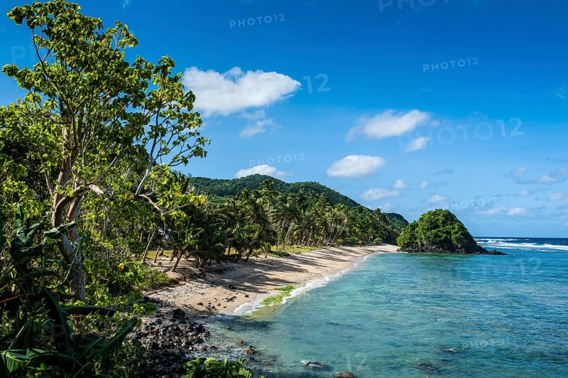 Two Dollar Beach on Tutuila island