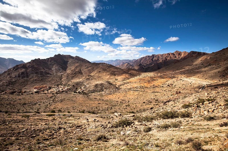 Mountain village between Tafraoute and Agadir