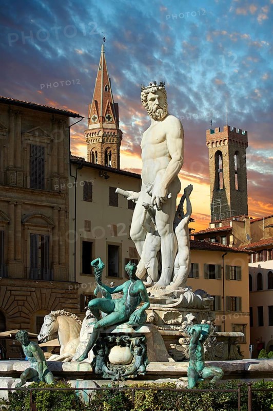 The Fountain of Neptune by Bartolomeo Ammannati