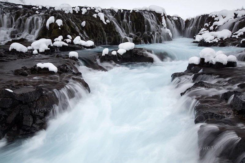 Bruarfoss in winter