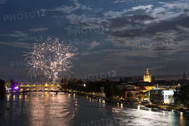 Fireworks during the Seenachtfest Festival