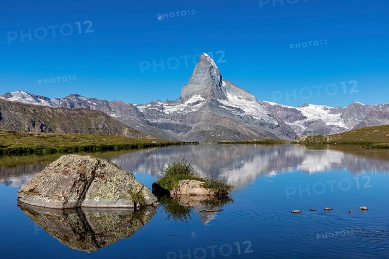 Matterhorn reflected in the Stellisee