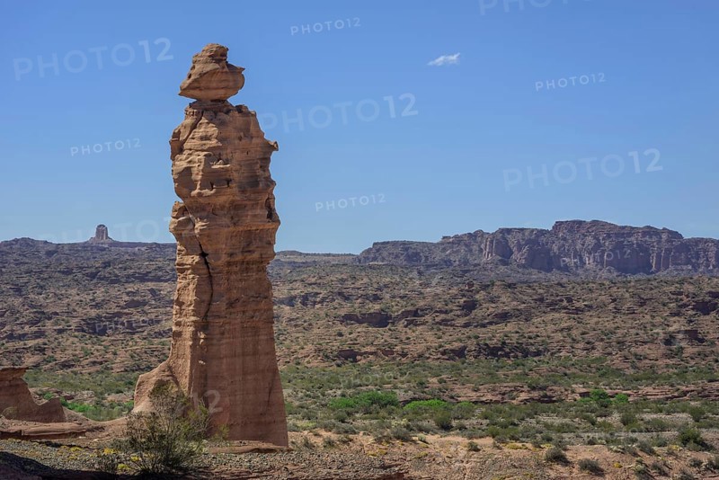 Rock formations on the el Monje lookout