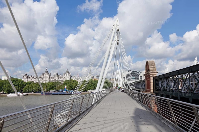 Jubilee Bridge over the River Thames