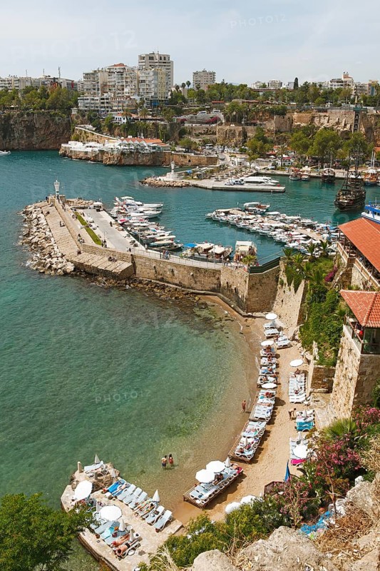 Beach cove in the historic centre