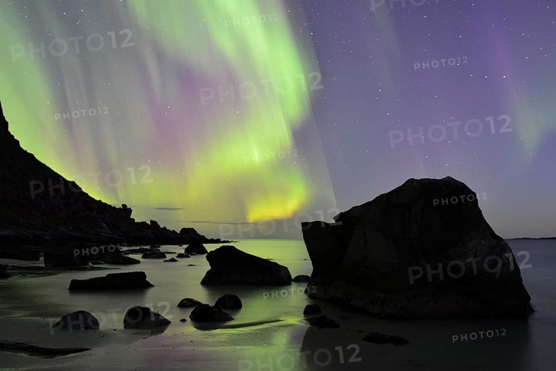 Northern Lights on Utakleiv Beach