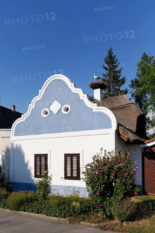 Hufnagl house with stork's nest