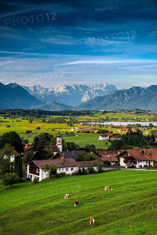 View of the village of Aidling