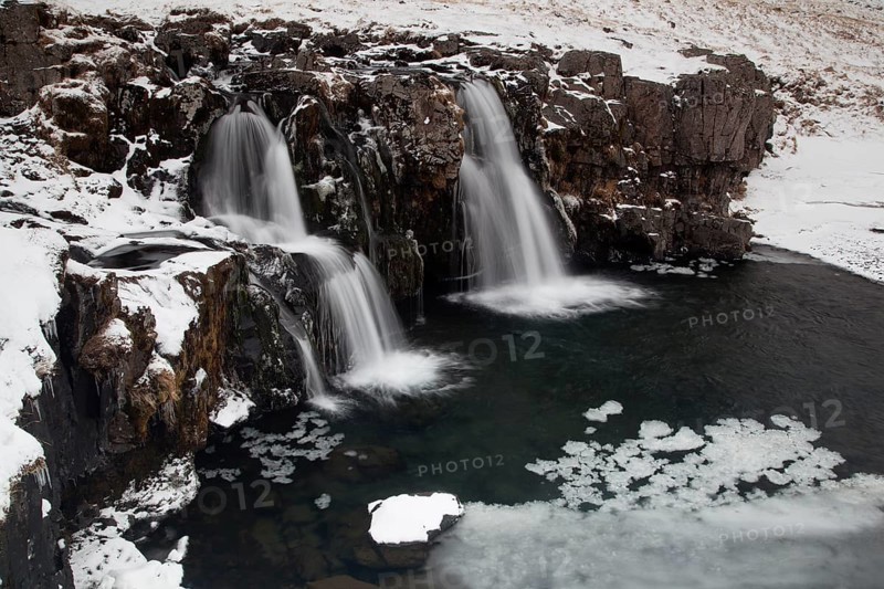 Waterfall at Mt Kirkjufell