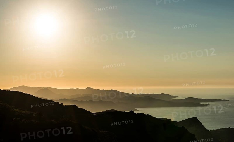 Sunset by the sea