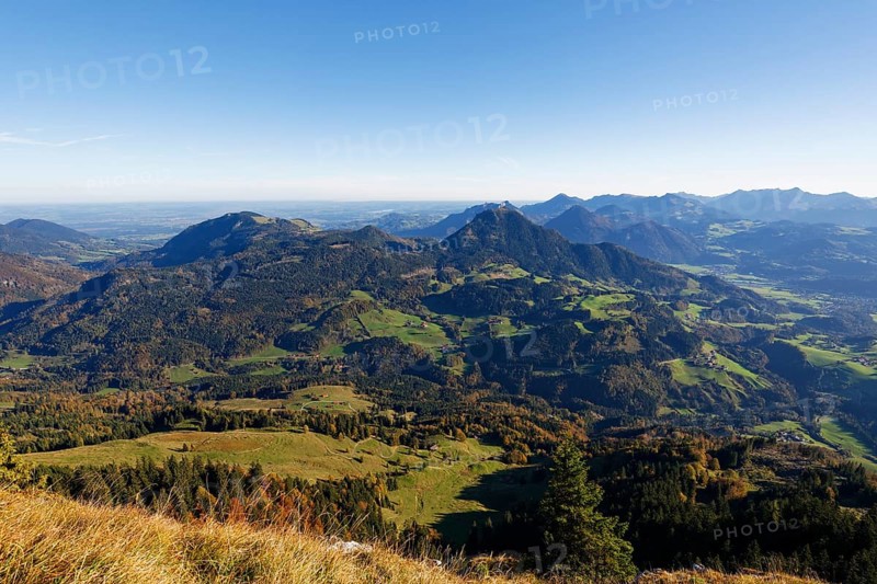 View from Mt Brunnstein to the northeast