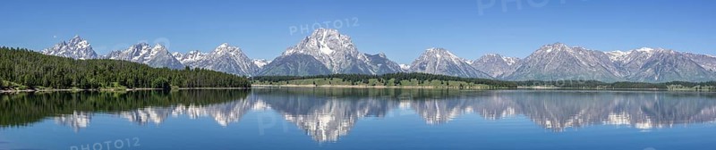 View of Grand Teton National Park from Oxbow Bend