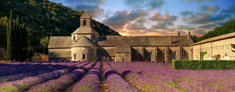 The Romanesque Cistercian Abbey of Notre Dame of Senanque