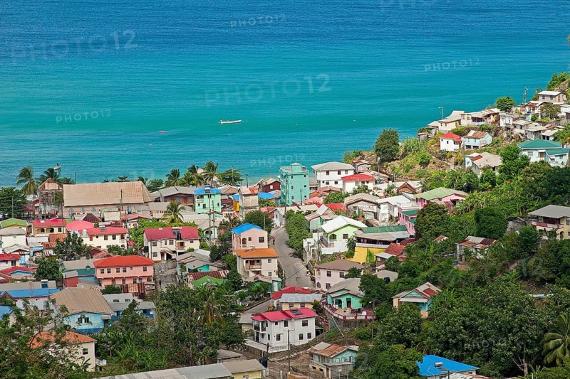 Fishing village on the coast