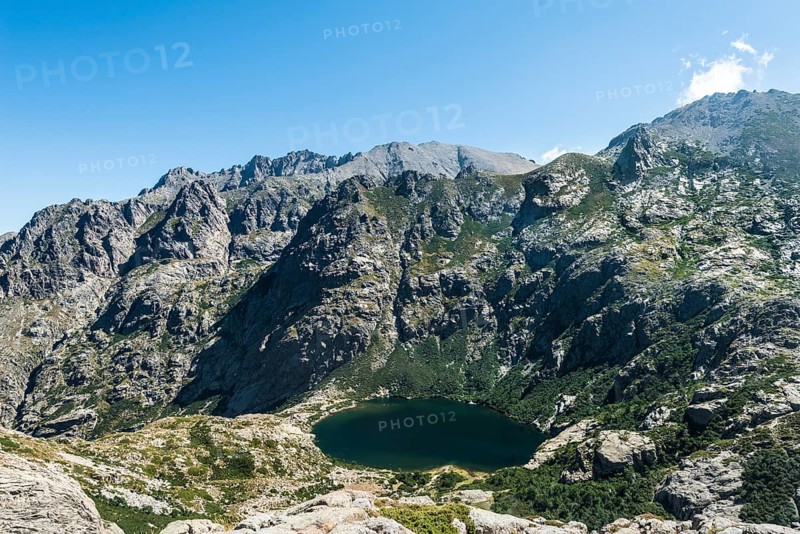 View on Lake Capitello with surroundings