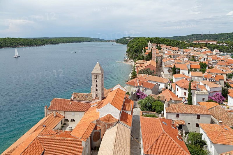 View from the tower of St Mary's Cathedral of the historic centre