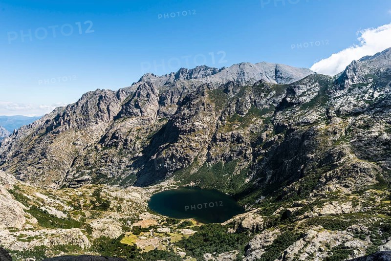 View on Lake Capitello with surroundings