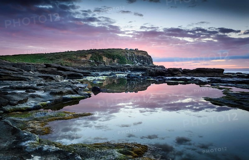 Evening mood at the sea