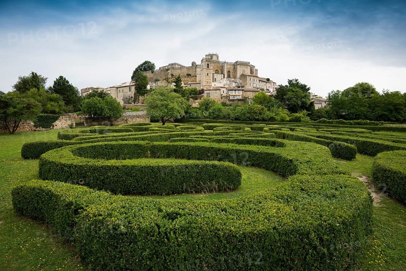 Town view with palace