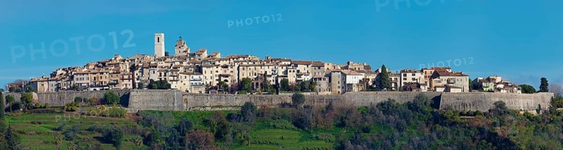 The medieval hill town of Saint-Paul or Saint-Paul-de-Vence