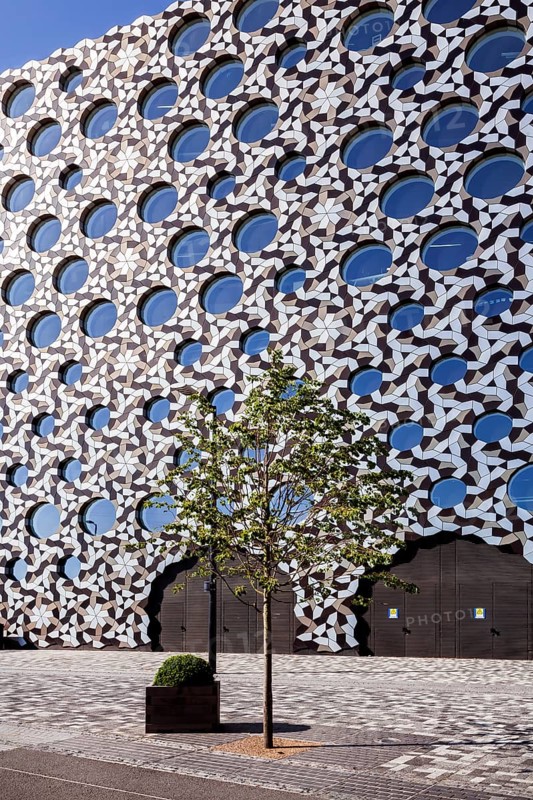 Facade of the Ravensbourne College of Design and Communication