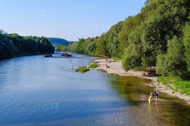 Kiesbank an der Isar near Schaftlarn