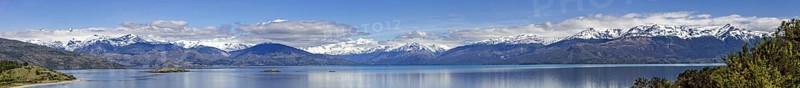 Mountains and Lake General Carrera