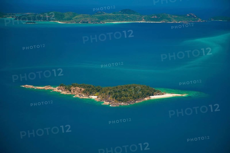Aerial view of the Whitsunday Islands